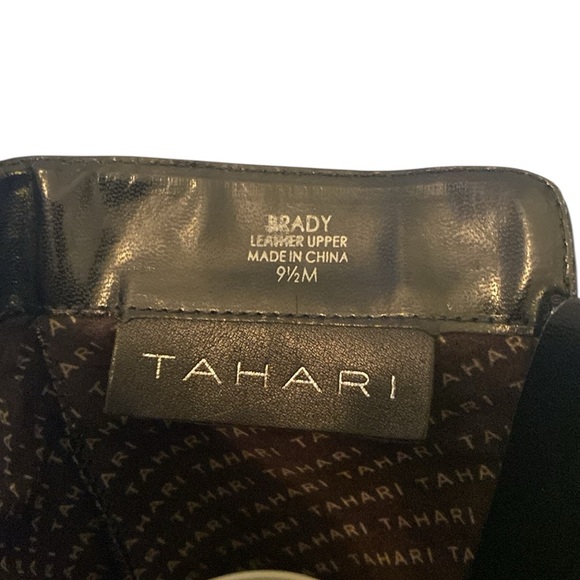 Tahari Brady Tall Black Leather Boots EUC - Picture 6 of 7